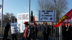 Protest gegen Stellenabbau bei Siemens Tübingen