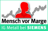 Siemens - Mensch vor Marge